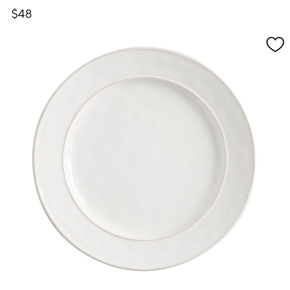 Pottery Barn CAMBRIA Stone White 11 3/4” Dinner Plates Portugal Lot Of 2